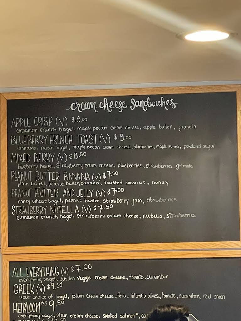 Beaver Bagel Co. Menu 5